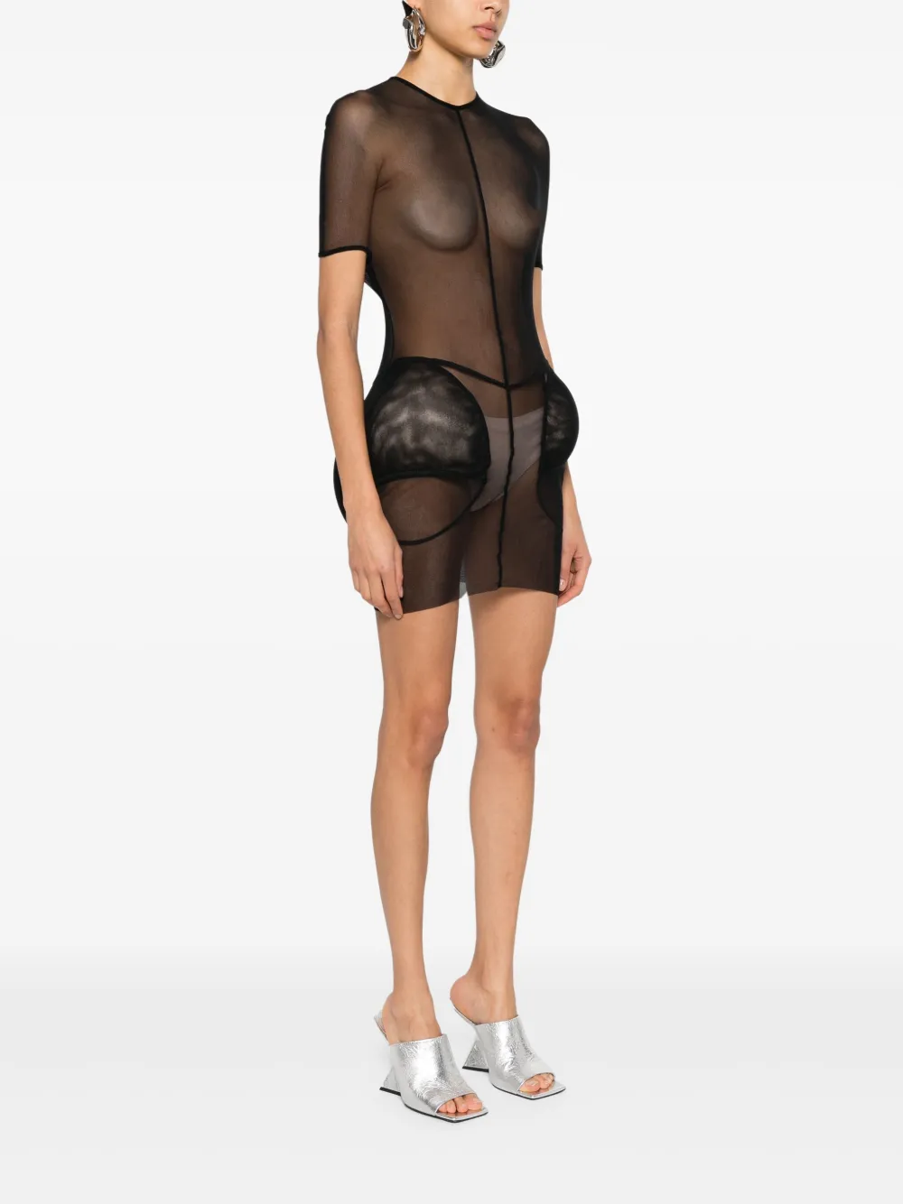 Jean Paul Gaultier x Shayne Oliver jurk Zwart