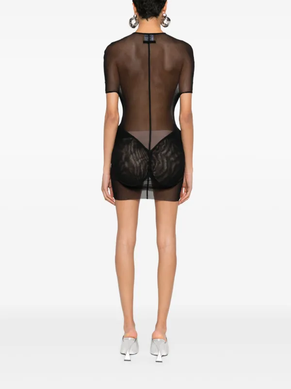 Jean Paul Gaultier x Shayne Oliver The Short Padding Dress Black