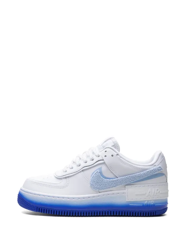 Nike Baskets Air Force 1 Shadow Racer Blue Blanc FARFETCH FR