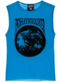 Jean Paul Gaultier x Shayne Oliver mesh tank top - Blue