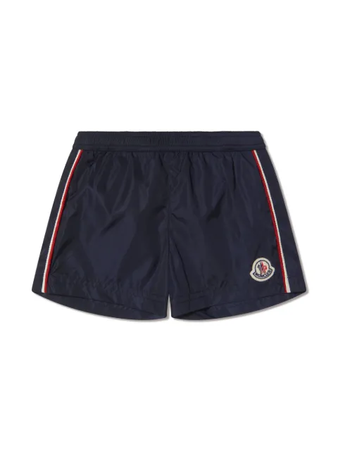 Moncler Enfant logo-patch swim shorts 