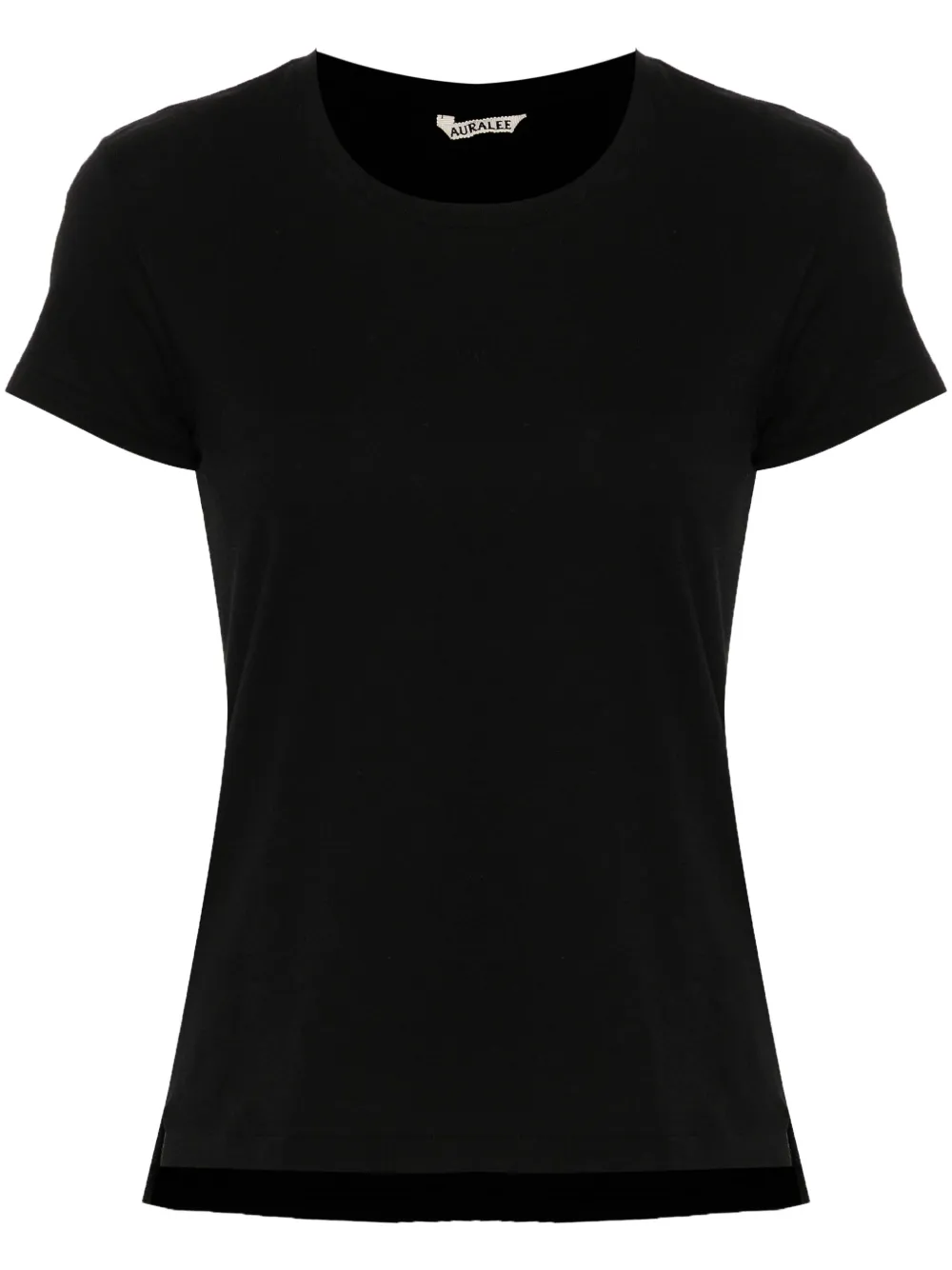 Auralee short-sleeve cotton T-shirt – Black