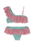 MC2 Saint Barth Kids Rey lurex bikini - Blue