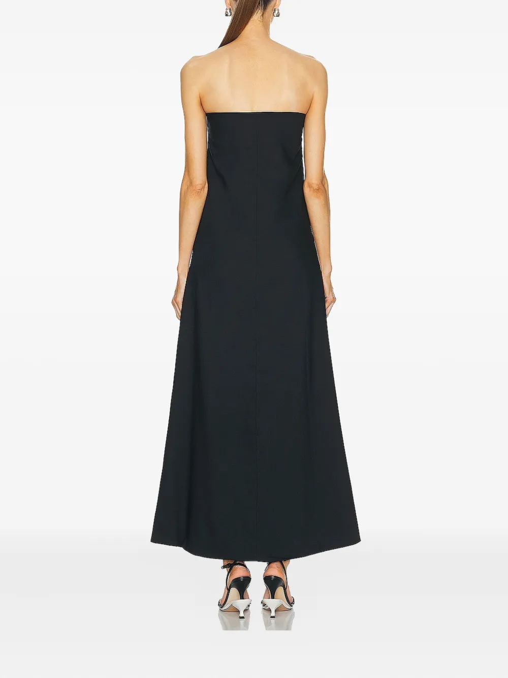 AEXAE Column Day bandeau jurk Zwart