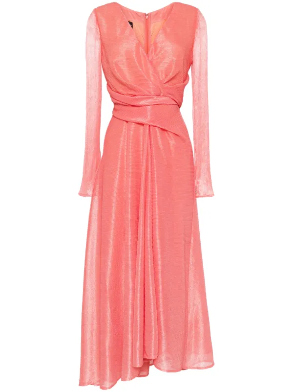 scoop midi dress EVEREVE Women's Susannah Scoop Neck Twofer Midi dress, Size XS, Blue