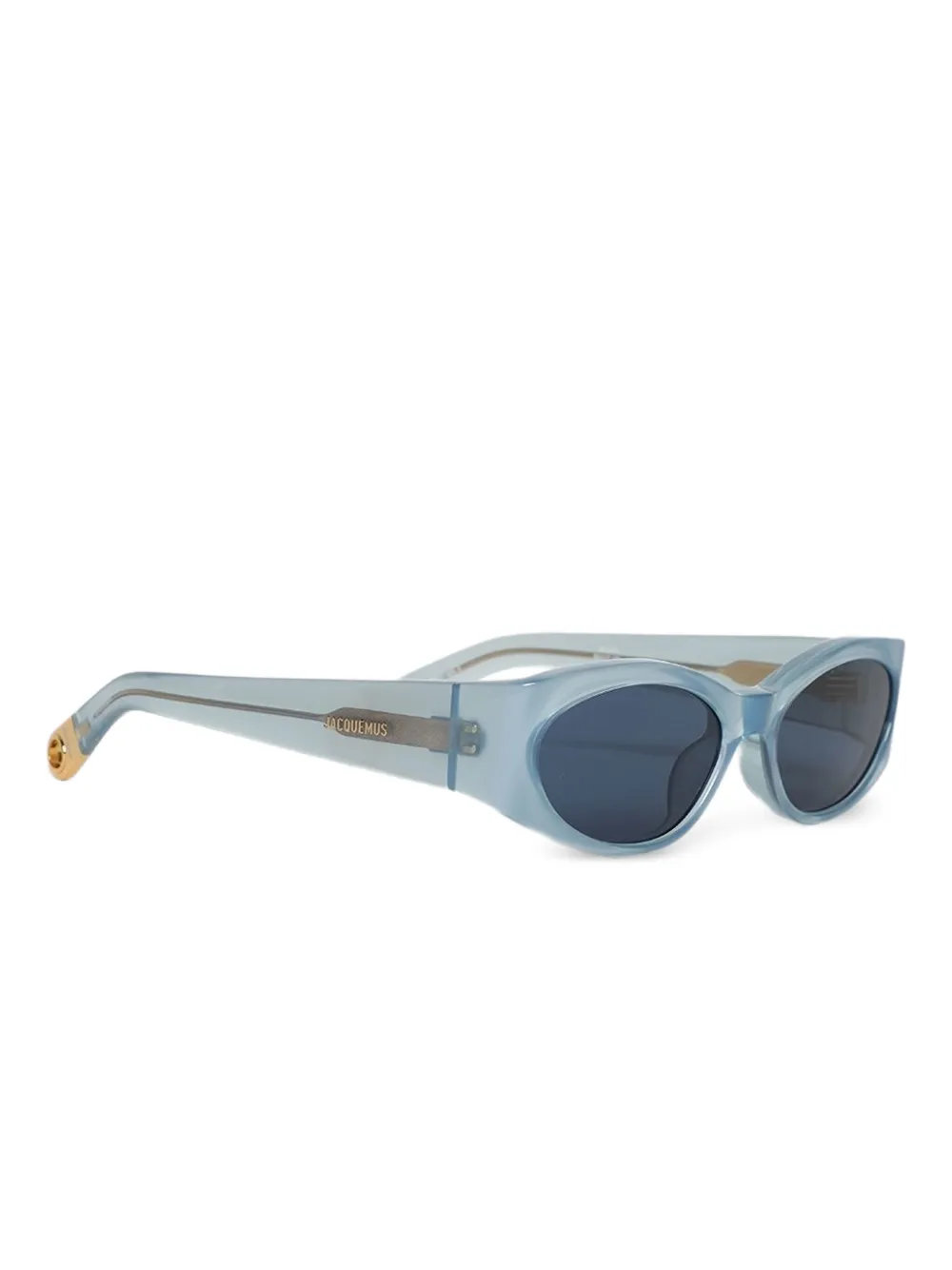 Linda Farrow lentes de sol con armazón ovalado en colaboración con Jacquemus | Image 2