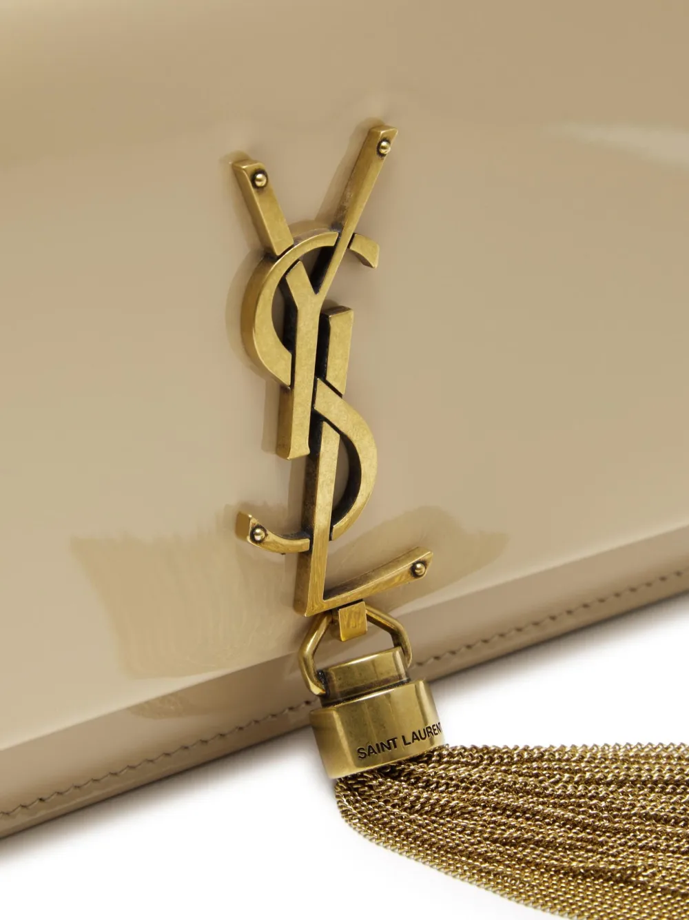 Saint Laurent Kate portemonnee - Beige