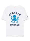 MC2 Saint Barth Kids octopus-print cotton T-shirt - White