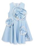 JESSIE AND JAMES Jacqueline appliqué dress - Blue