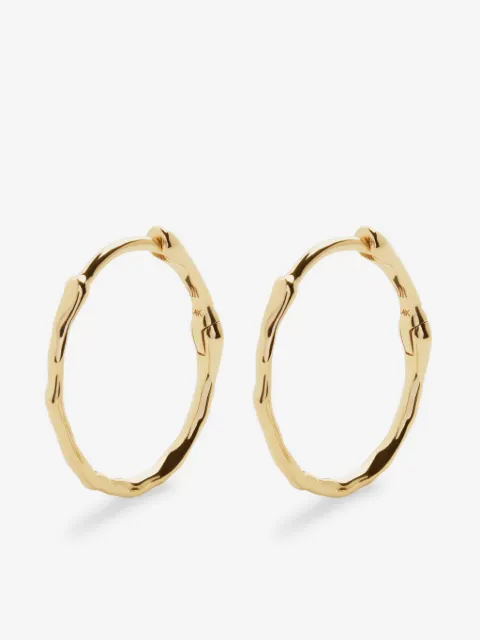 Monica Vinader 14kt yellow gold Small Siren Muse earrings