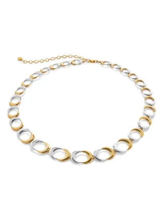 Monica Vinader Kissing Moon Necklace | Silver | FARFETCH UZ