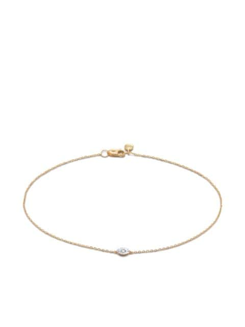 Monica Vinader 14kt recycled yellow gold diamond bracelet