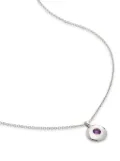 Monica Vinader February Birthstone pendant necklace - Silver