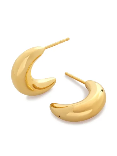 Monica Vinader Crescent Moon hoop earrings
