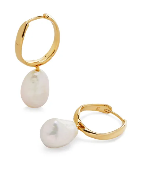 Monica Vinader arracadas Nura Reef en oro vermeil de 18kt