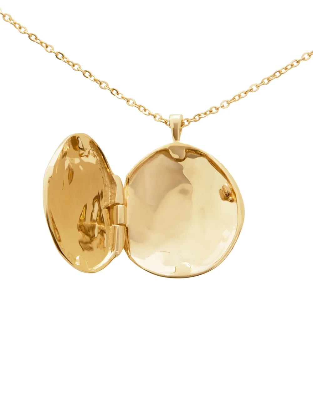 Monica Vinader 14kt Yellow Gold Siren Locket In Gold