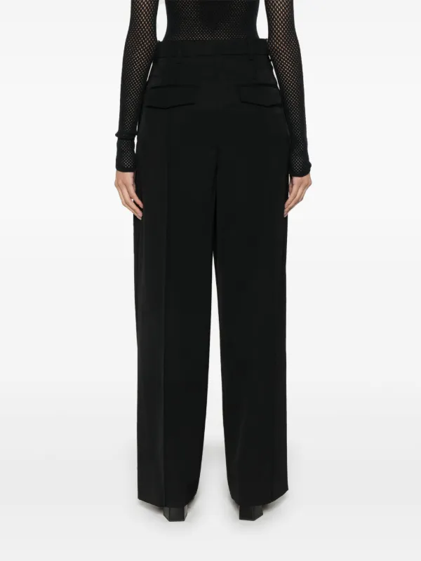 パンツ WARDROBE NYC FW24 'RHW' pants (W2209R18WO BLACK) WARDROBE.NYC x RHW Palazzo Trousers | Black | FARFETCH