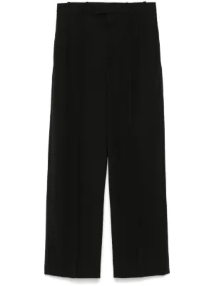 Sacai ストライプ ワイドパンツ | ブラック | FARFETCH JP