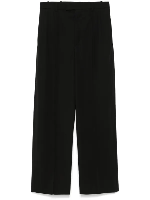 WARDROBE.NYC X RHW Palazzo Trousers in Black