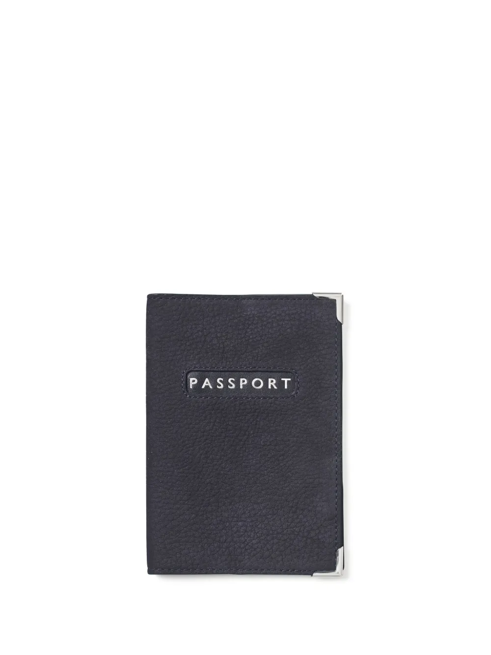 Aspinal Of London leather passport cover – Blue Aspinal Of London leather passport cover – Blue