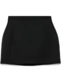 WARDROBE.NYC sculpted mini skirt - Black