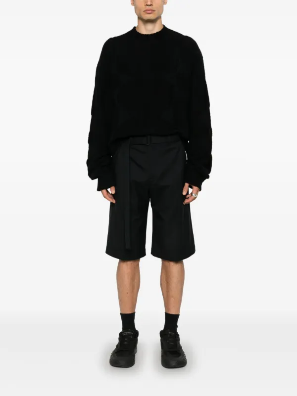 2024新発 | セーター クロップド EMIL HELIOT ブラック JP FARFETCH | トップス