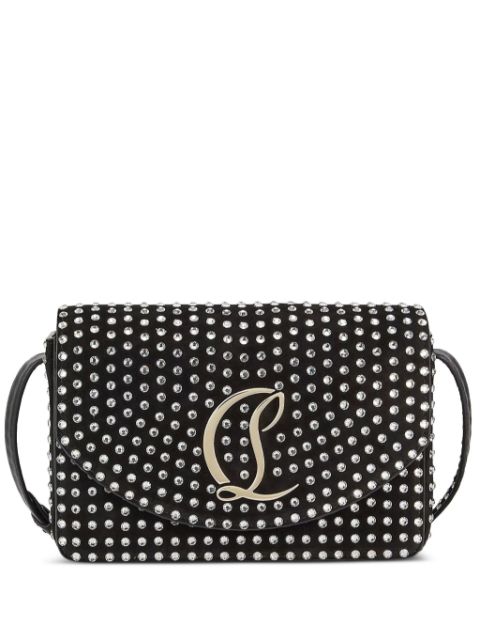 Christian Louboutin sac porté épaule Loubi54 à ornements en cristal