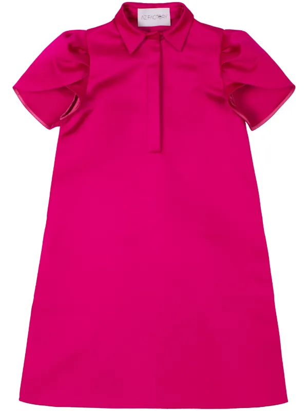 Az Factory Zinnia Ruffled Sleeves Dress in Pink