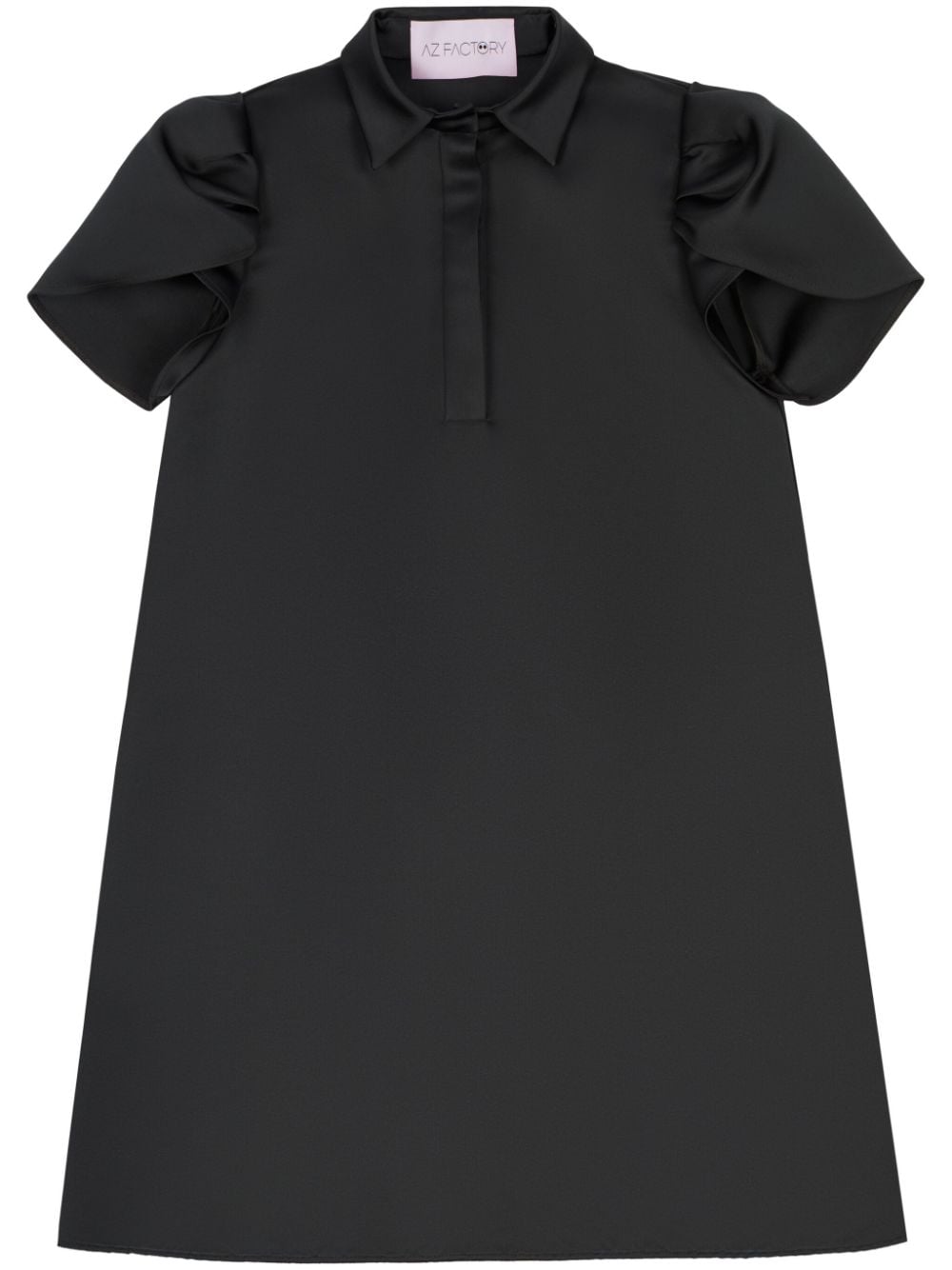 Az Factory Zinnia Ruffled Sleeves Dress In Black
