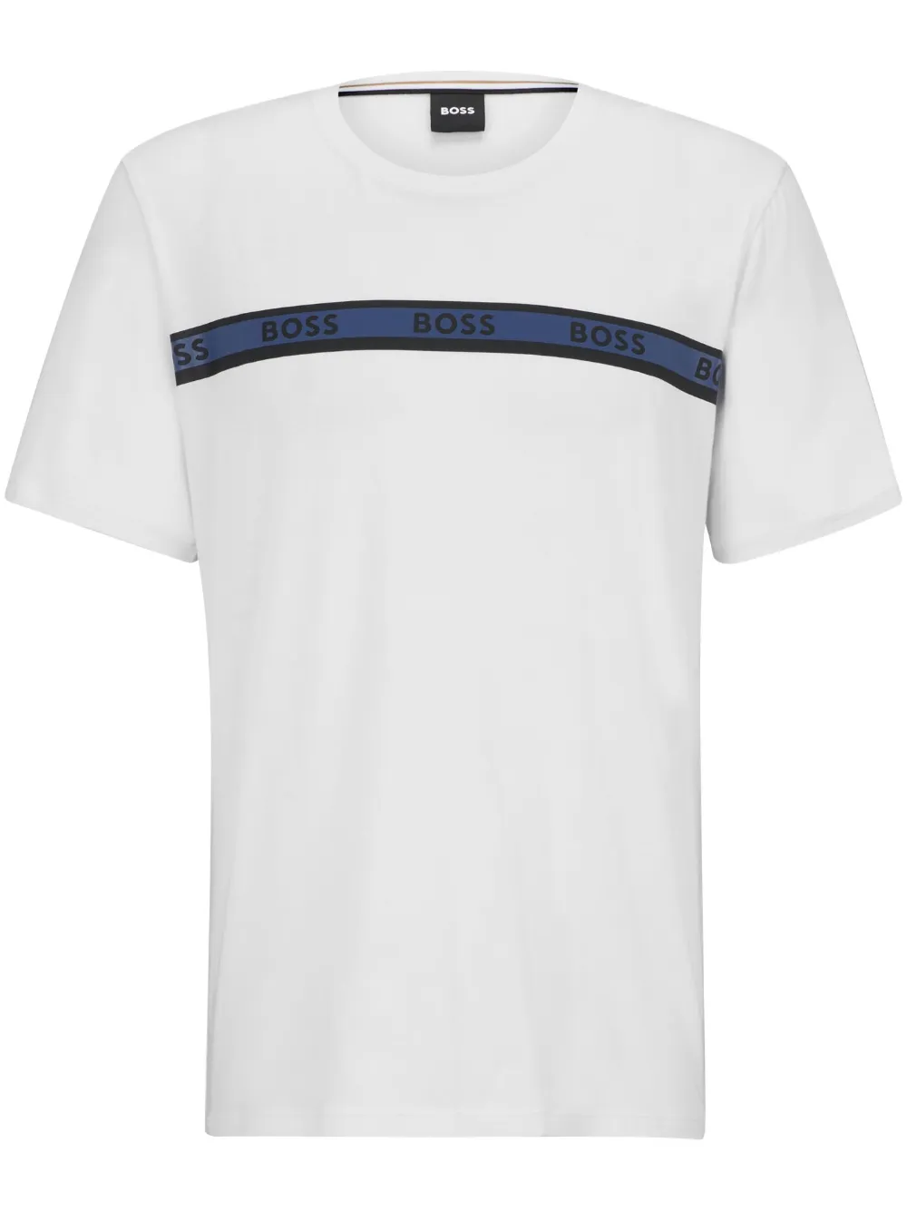 BOSS T-shirt con banda logo - Bianco