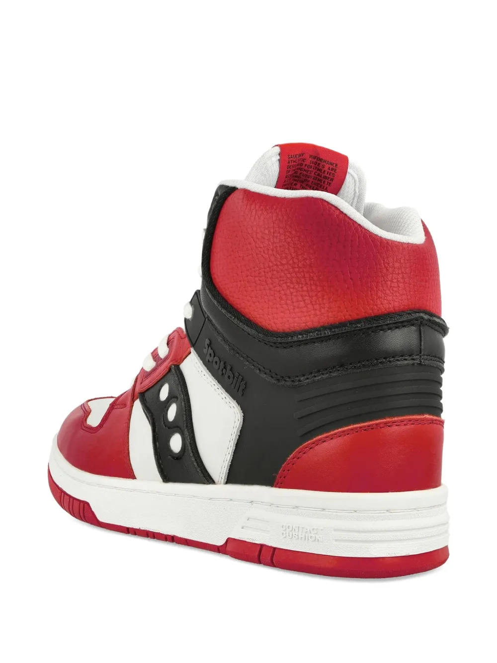 Saucony x Sonic Beams high-top sneakers Red