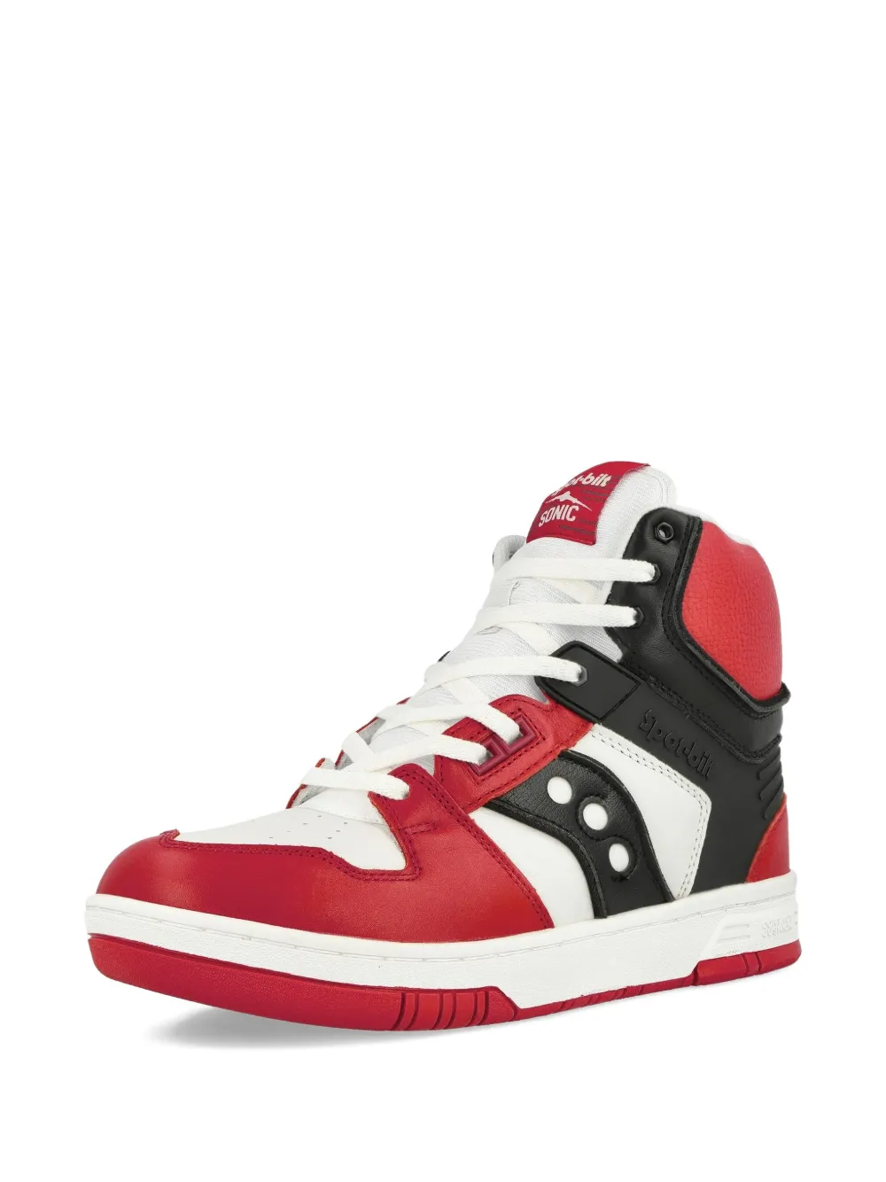 Saucony x Sonic Beams high-top sneakers Red