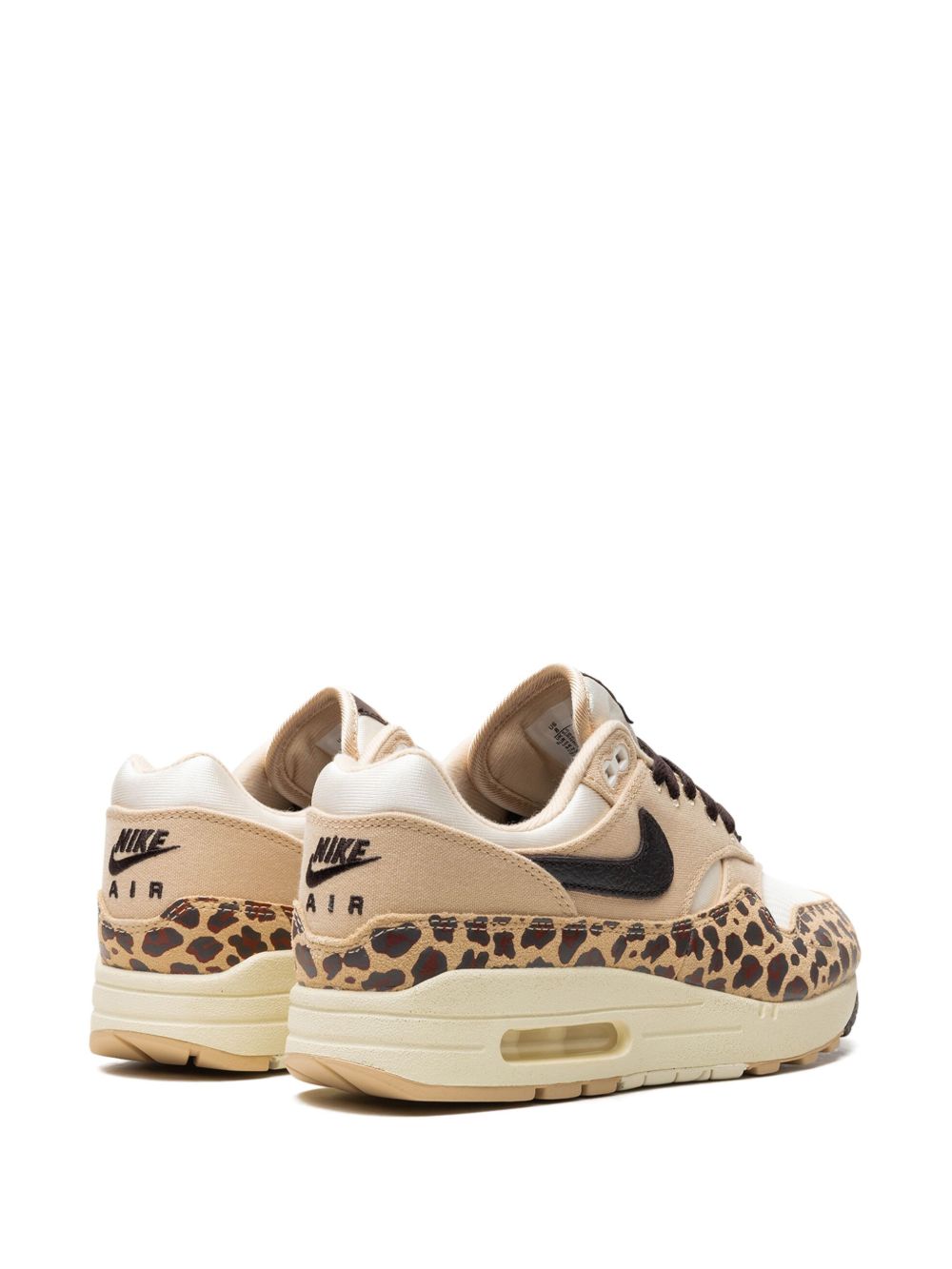 Shop Nike Air Max 1 '87 "sesame Leopard" Sneakers In Neutrals