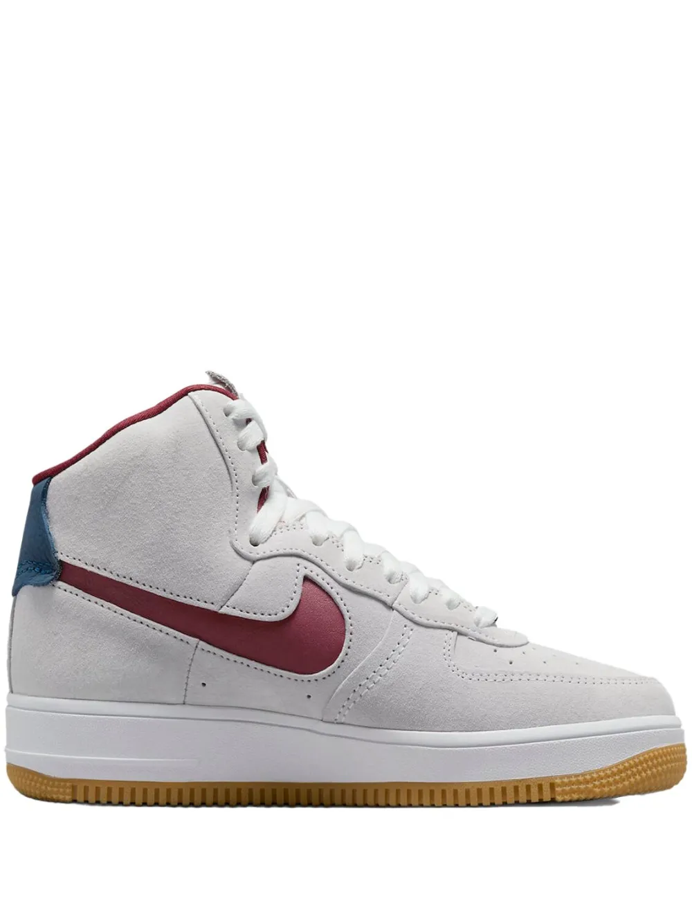 Nike Air Force 1 Sculpt "White/Team Red" スニーカー - グレー
