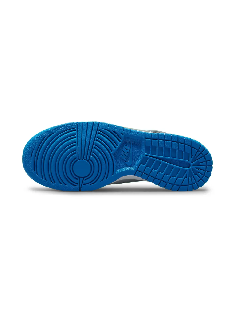 Nike Kids Dunk Low "Pure Platinum Photo Blue" sneakers Grijs