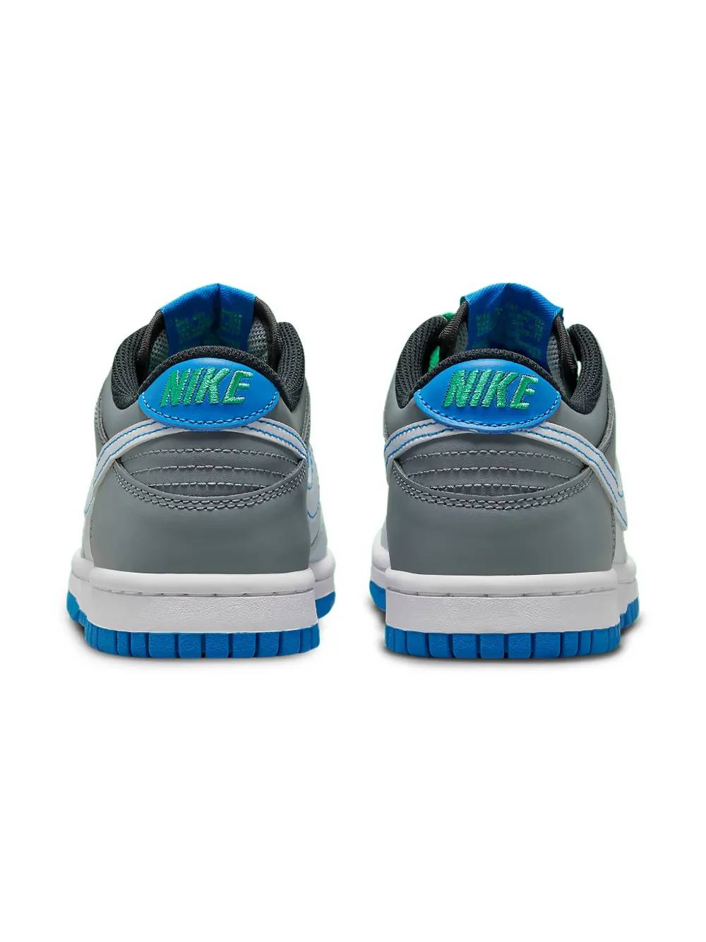 Nike Kids Dunk Low "Pure Platinum Photo Blue" sneakers Grijs
