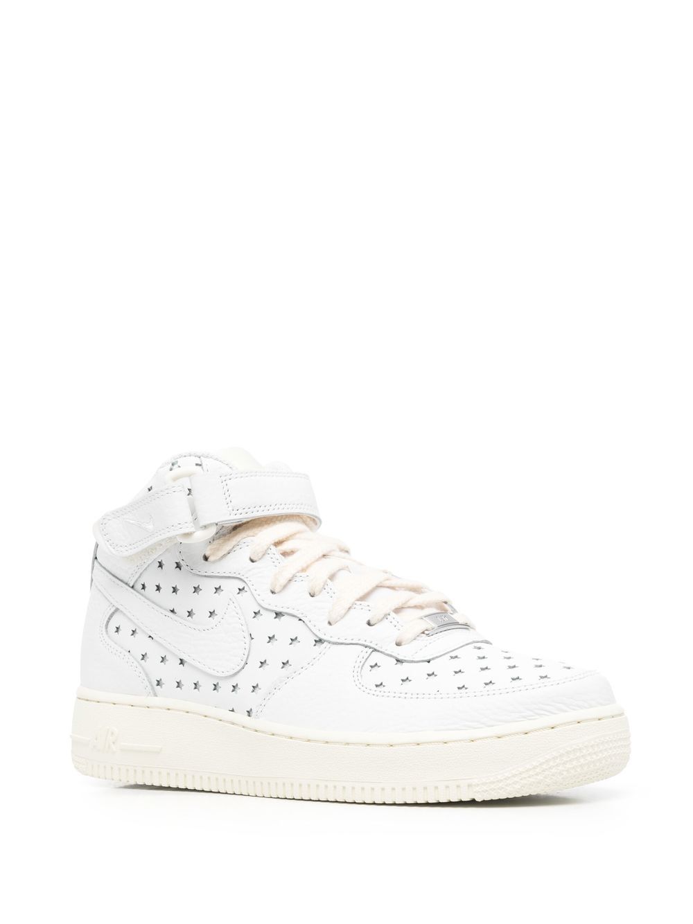 Nike Air Force 1 Mid Cut Out Stars Sneakers Grey FARFETCH