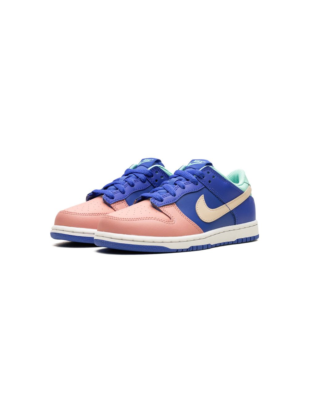 Nike Kids Dunk Low SE "Salmon Toe" sneakers Blauw