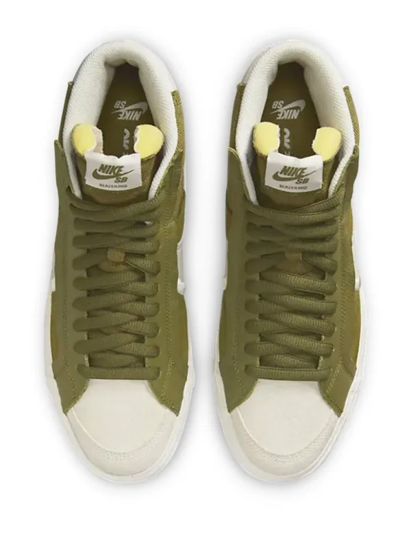 Nike Zoom Blazer Mid Premium Plus SB Olive Sneakers Green FARFETCH CA