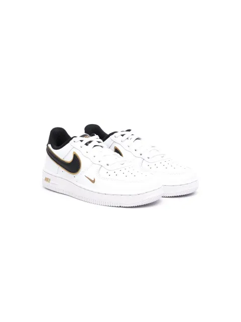 Nike Kids Air Force 1 low-top leather sneakers