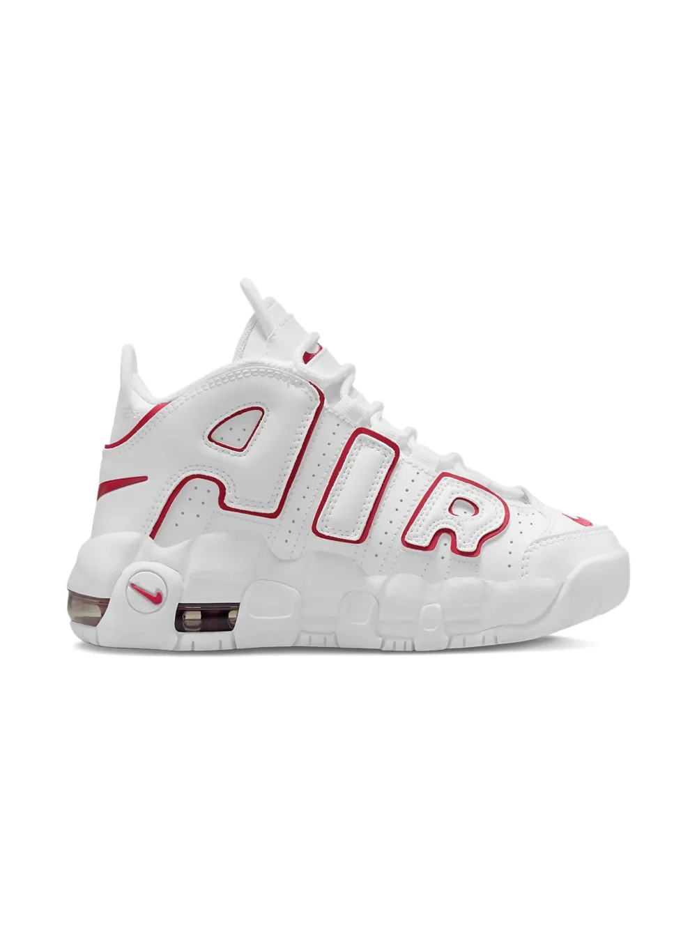 Nike Kids Air More Uptempo "White Red" sneakers