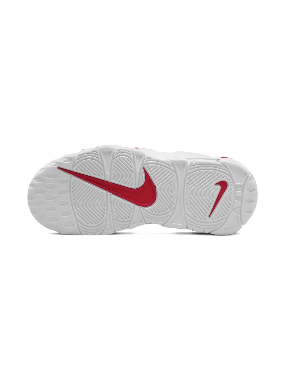 Nike Kids Air More Uptempo "White Red" sneakers Wit