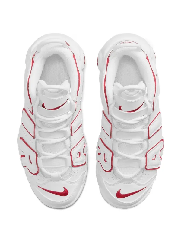 Nike Air More Uptempo ホワイト/レッド Nike Kids Tenis Air More Uptempo White/Red | Blanco | FARFETCH CL
