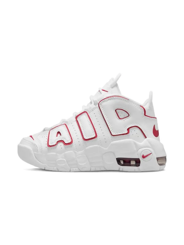 Nike Kids Tenis Air More Uptempo White/Red | Blanco | FARFETCH CL
