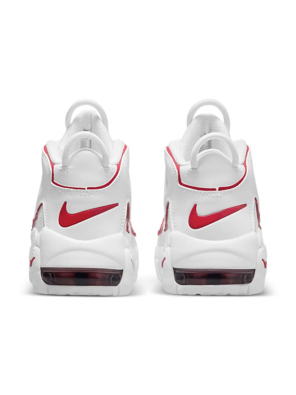 Nike Kids Air More Uptempo "White Red" sneakers Wit