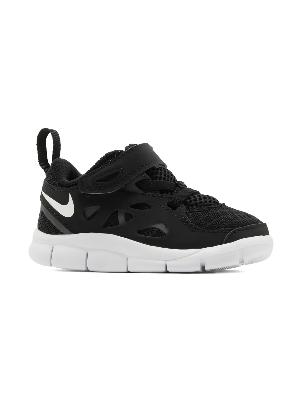 Nike Kids Free Run 2 "Black White" sneakers Zwart