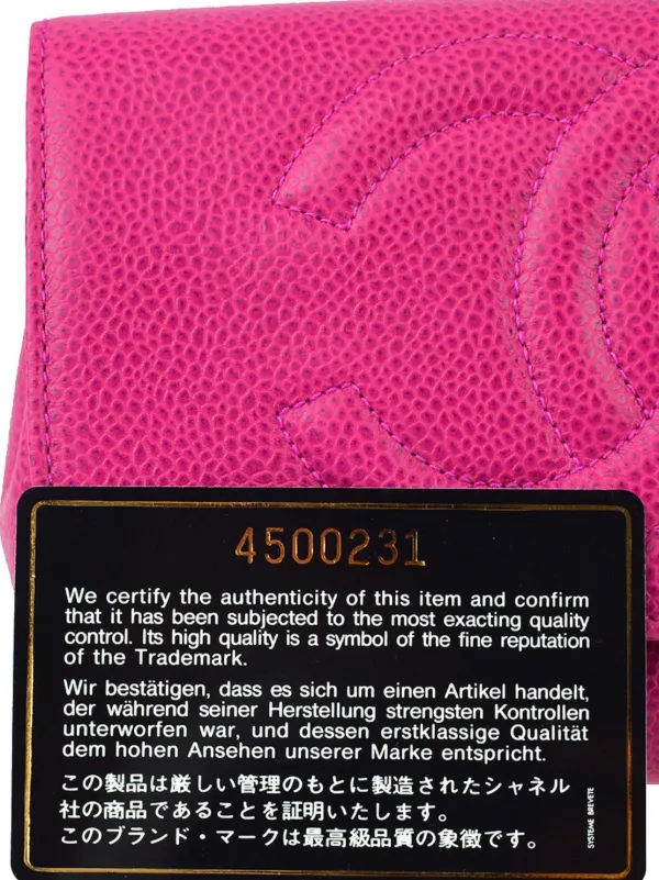 CHANEL Pre-Owned 1997 ココマーク コスメポーチ | ピンク