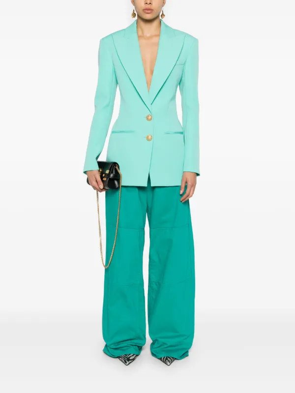 アウターその他 BALMAIN Woman Blazer Blue DF1SE055WC09 7CN 23785070_53916793_600.jpg