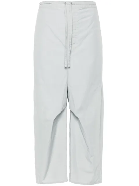 LEMAIRE drawstring-fastening cropped trousers