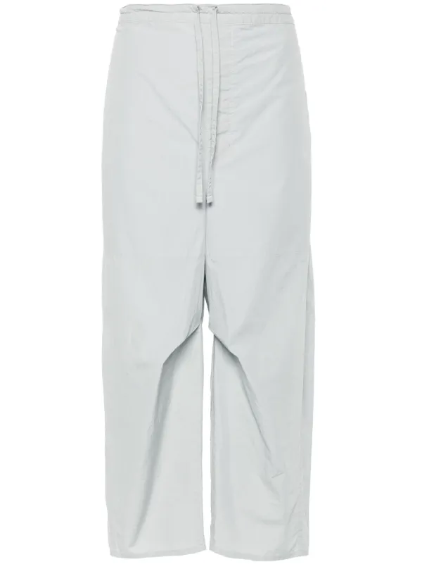 ルメール クロップドパンツ LEMAIRE ドローストリング クロップドパンツ | グレー | FARFETCH JP